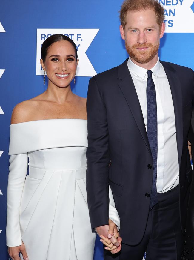 The royal couple in New Yorek ahead of their show’s release. Picture: Getty Images