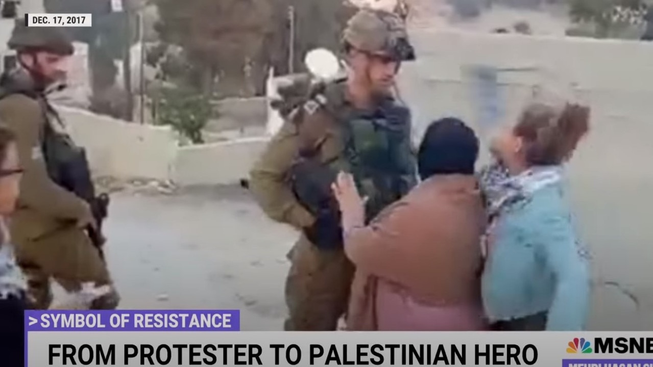 Vision of a then 16-year-old Ahed Tamimi slapping an Israeli soldier went viral.