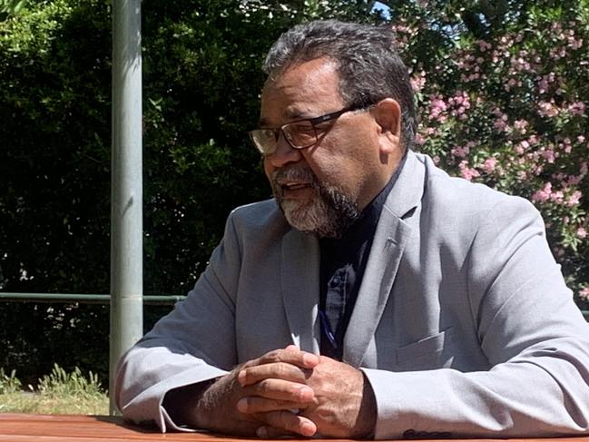 Kaurna Yerta Aboriginal Corporation chairman Tim Agius said that remains located at the Riverlea housing development will be exhumed. Picture: George Yankovich