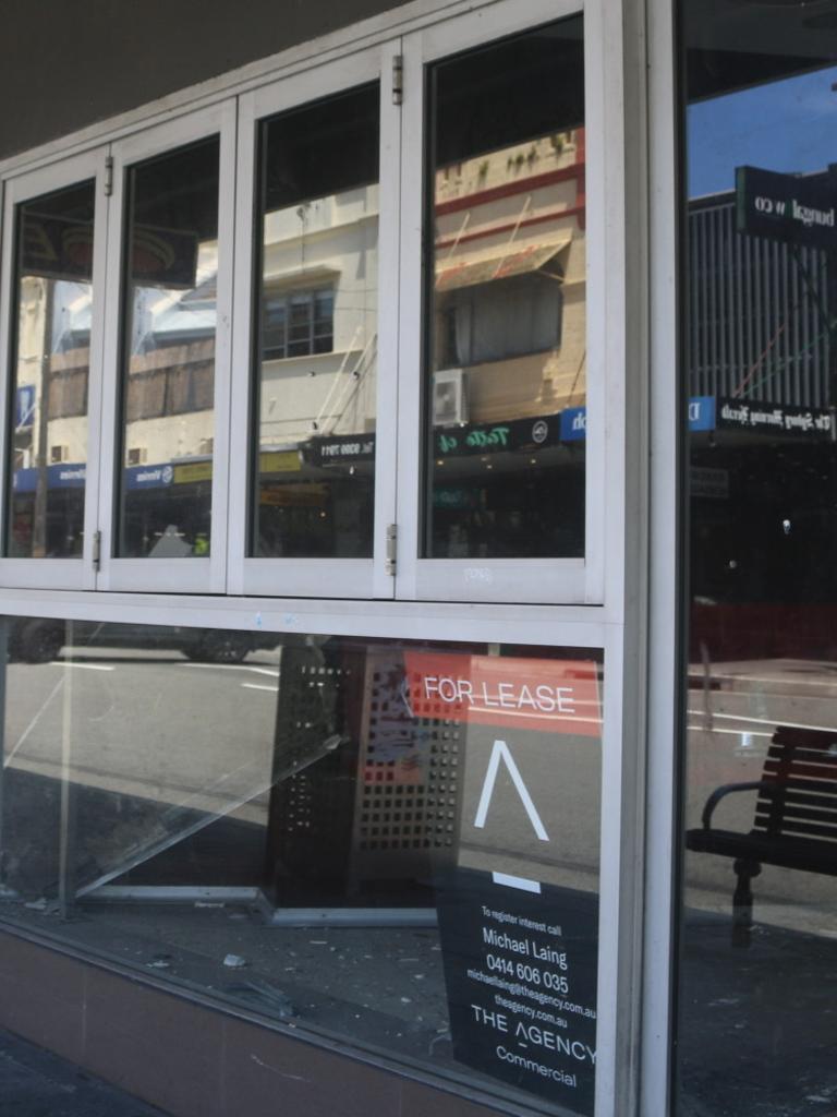 News.com.au counted 22 empty shop fronts along the main strip. Picture: News Corp Australia