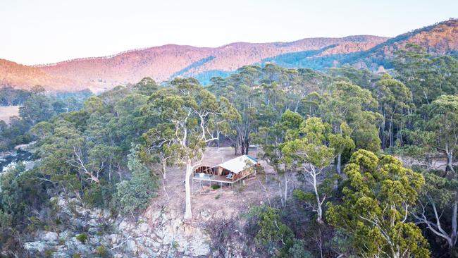 An aerial view of Currajong Retreat. Photo: David Rogers