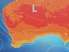 Western Australians are sweltering through temperatures above 40C as storms again threaten to strike the east coast. Picture: Sky News Weather