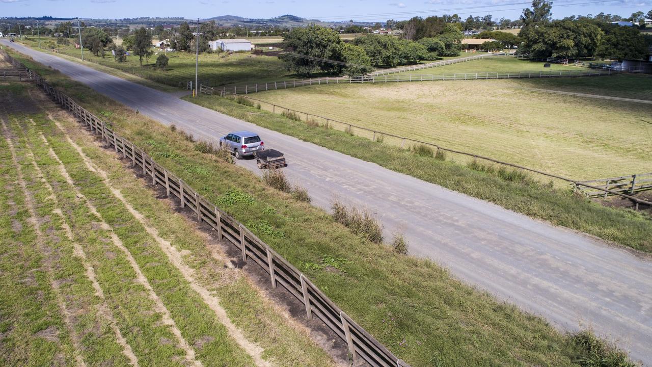 Residents and users of Deuble Road, Wellcamp want the road sealed. Picture: Kevin Farmer