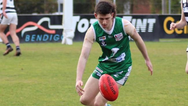 Connor Evans is a young gun who has played well in the seniors and under-18s. Picture: Kangaroo Flat Football Club.