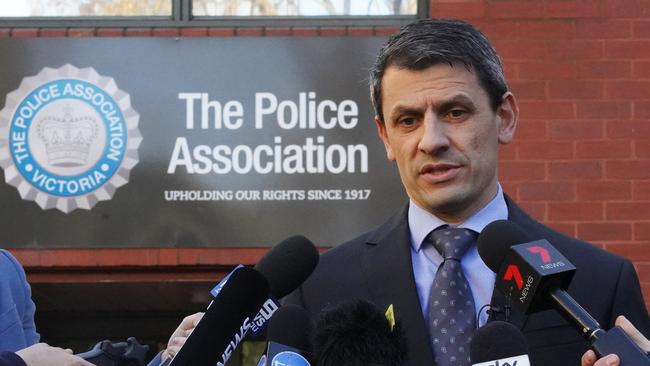 Police Association Secretary Wayne Gatt. Picture: AAP