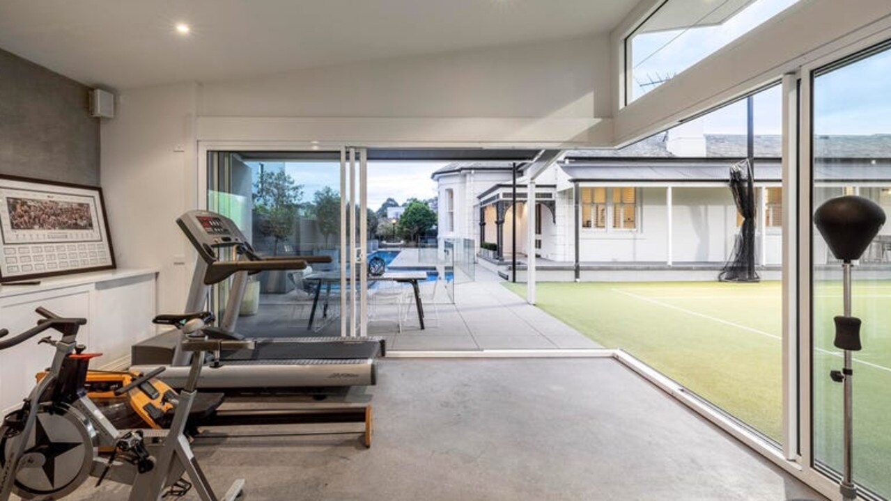 The gym and tennis court have been major drawcards for buyers.