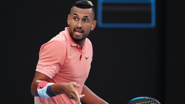 Nick Kyrgios is speaking but tennis officials aren’t listening.