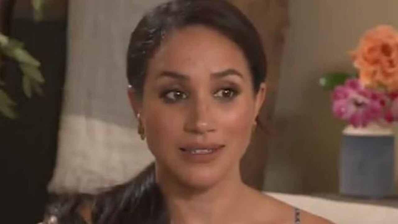 Meghan Markle speaking during the invitation-only Fortune Summit.