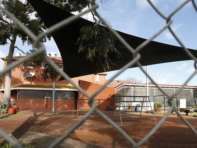 MELBOURNE, AUSTRALIA - JUNE 23: Brunswick East Primary School in Moreland is closed for deep cleaning on June 23, 2020 in Melbourne, Australia. Brunswick East Primary School and Keilor Views Primary School in Brimbank were both shut down on Tuesday after students tested positive for COVID-19. Moreland and Brimbank are two of six coronavirus hotspots in Victoria. (Photo by Darrian Traynor/Getty Images)