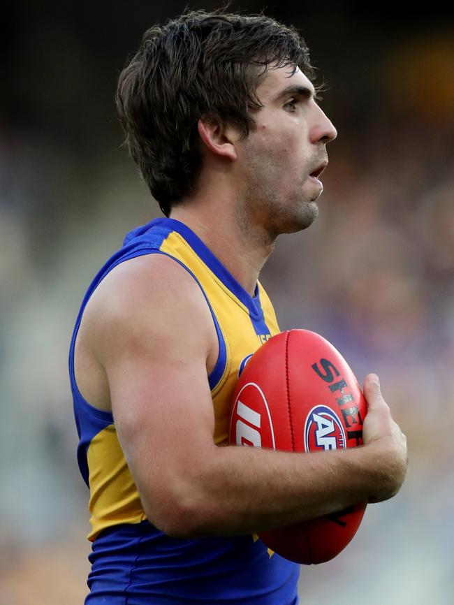 Andrew Gaff’s season is over. Pic: AAP