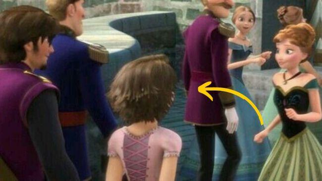 Rapunzel is seen at Queen Elsa's coronation. Image: Supplied