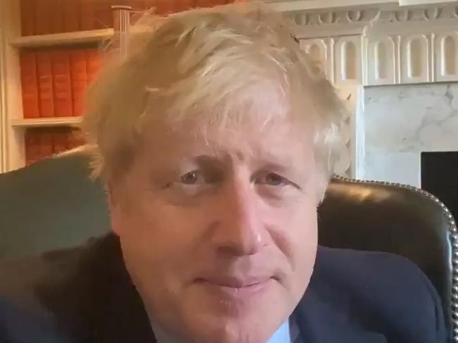 UK PM Boris Johnson announces he has coronavirus. Picture: supplied