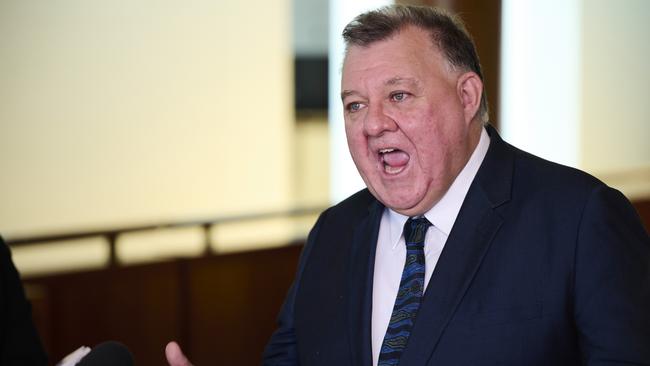 United Australia Party’s Craig Kelly has accused the TGA of defamation after the regulator ordered him to stop sending “misleading” Covid-19 texts. Picture: Getty Images