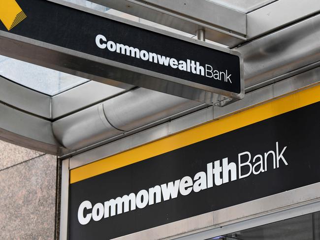 SYDNEY, AUSTRALIA - NCA NewsWire Photos AUGUST, 12, 2020: Commonwealth Bank of Australia (CBA) signage in Sydney. Picture: NCA NewsWire/Bianca De Marchi