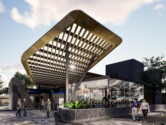 New Cheltenham Station entrance design