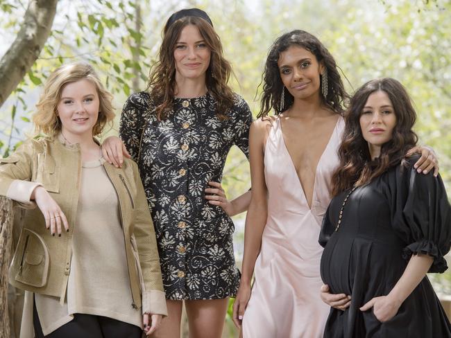 Ruby Rees, Lily Sullivan, Madeleine Madden and Yael Stone star in the series. Picture: Jason Edwards
