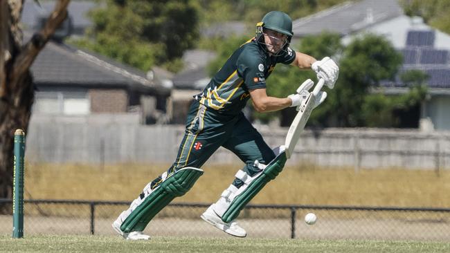 MPCA: Robert Johnston batting for Carrum Downs. Picture: Valeriu Campan