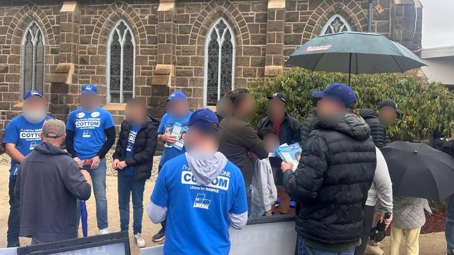 Labor campaigners believe the Plymouth Brethren Christian Church has been campaigning en-masse for Liberal candidates. Picture: Supplied