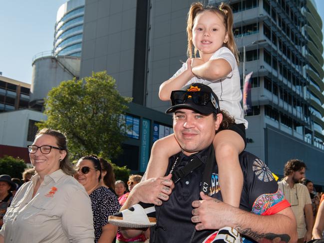 NAIDOC march, 2024. The theme this year is 'Keep the fire burning: Blak, loud and proud'. Picture: Pema Tamang Pakhrin