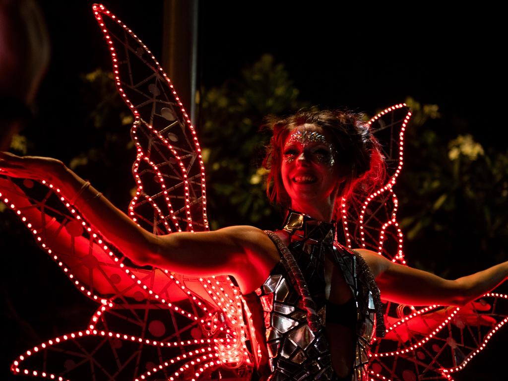 DARWIN, AUSTRALIA Sunday, 31 December, 2023:DARWIN NEW YEARS EVE 2023 Fairy Jill at Darwin Waterfront. Picture: Pema Tamang Pakhrin