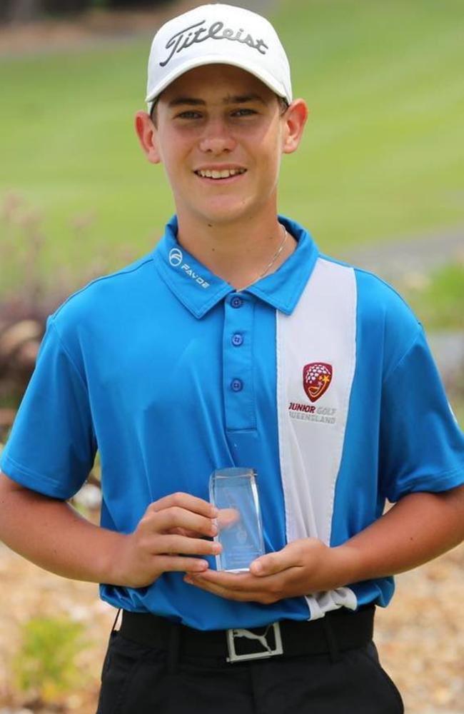 Queensland golfer Couper Smith. Picture – Facebook/ Coup Golf.