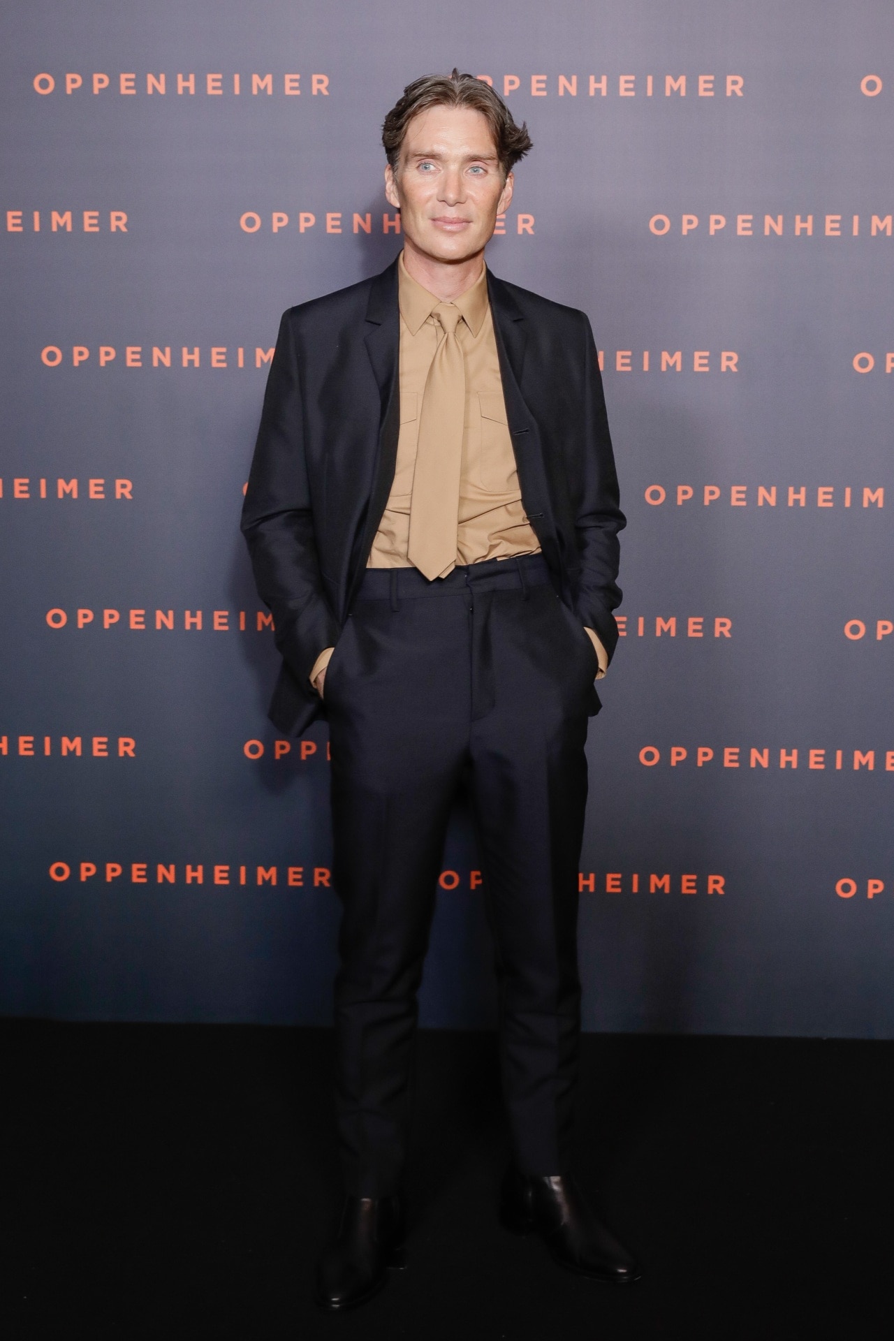 <p>Take Irish actor Cillian Murphy, who is currently on the press tour of a lifetime to promote his starring role in the <a href="https://www.gq.com.au/culture/entertainment/movie-releases-australia-july/image-gallery/f7487230d4394036320ce880a0e6b208" target="_blank" rel="noopener">upcoming blockbuster <em>Oppenheimer</em></a>. Murphy incorporated the look in sandy khaki, with a neat twill black suit. It’s a look that echoes the uniform worn by on-screen actor Matt Damon as the engineer Leslie Groves—the monochrome service uniform worn by US soldiers during the Second World War.</p><p>&nbsp;</p><p>Thankfully, the military-industrial complex does <em>not</em> need to be referenced each time you match a tie and shirt. Khakis and tans can make way for soft pastels, even patterns for the ultra-confident. <a href="https://www.gq.com.au/style/celebrity/asteroid-city-premiere-red-carpet/image-gallery/6c9160b17fd966f5432ec28a5055faa1" target="_blank" rel="noopener">Jeff Goldblum</a>, one of Hollywood’s most sharply-dressed men, has also taken to the red carpet recently in the bold coloured look.</p>