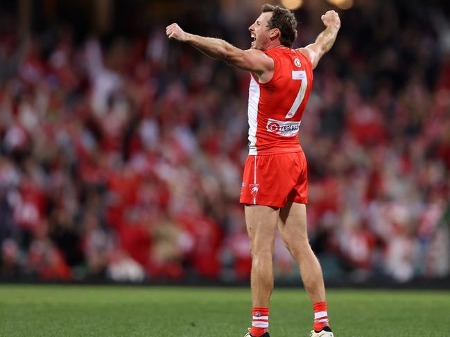 Cunningham has entrenched himself as part of the fabric of the Swans. Picture: Jason McCawley/AFL Photos/via Getty Images