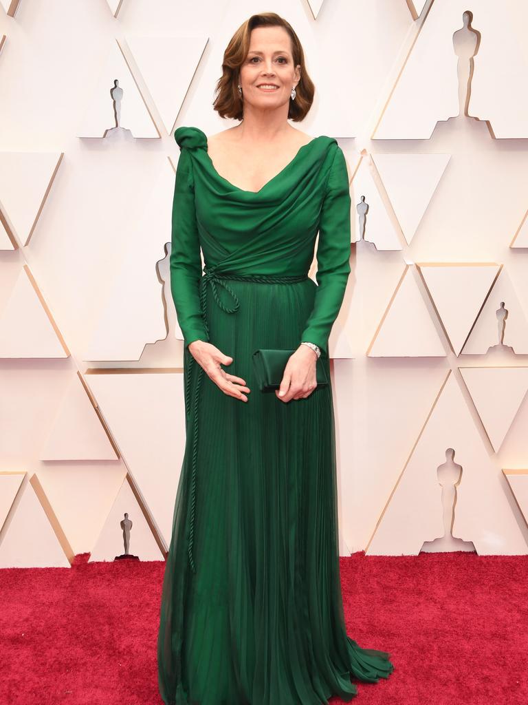 Actress Sigourney Weaver makes everyone green with envy. Picture: AFP