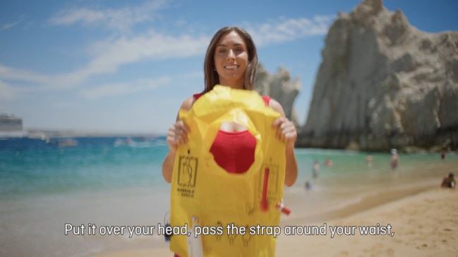 Qantas release new in-flight safety video