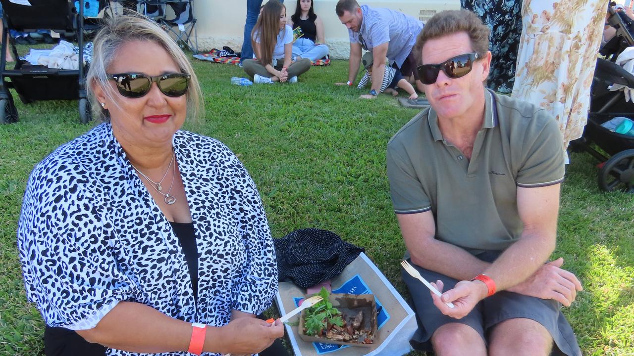 Les Davids and Shawn Williams at the Relish Food & Wine Festival.