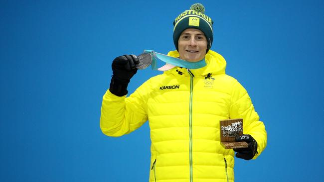 Matt Graham after receiving his silver medal. Picture: Getty Images.