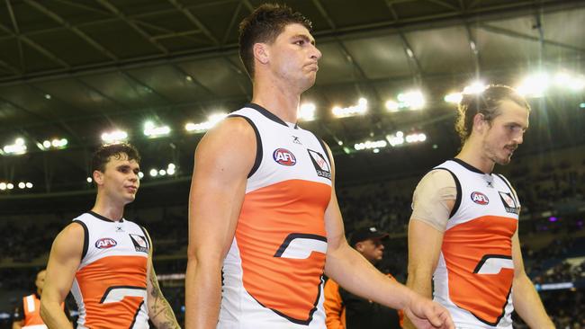 Jonathon Patton looks dejected. (Photo by Michael Dodge/Getty Images)