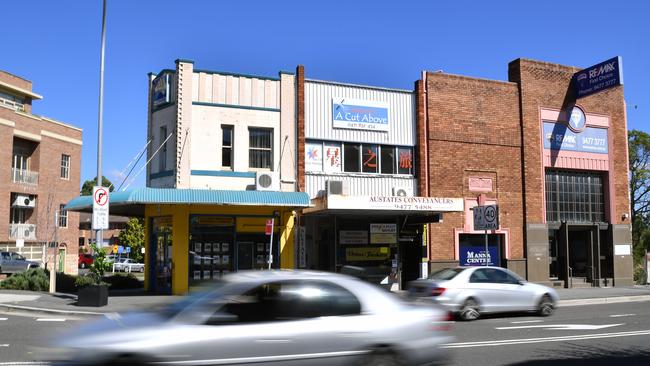 The site where a 25-storey high rise Tower in planned on Peats Ferry Road in Hornsby. Pic: AAP Image/Joel Carrett