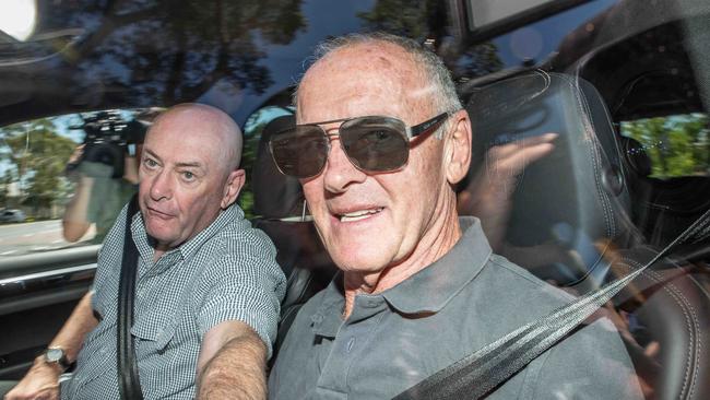 Dawson with his brother Peter after his release from Silverwater. Picture: Flavio Brancaleone