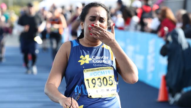 Tarhynee was given heartbreaking news before her run. Photograph: Jason O'Brien