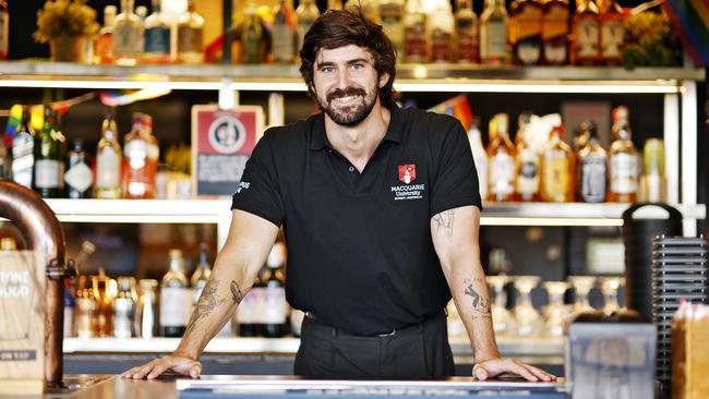 DAILY TELEGRAPH - 5.2.25Ben Hunter, venue manager at the Ubar on campus at Macquarie University, pictured today.  Picture: Sam Ruttyn