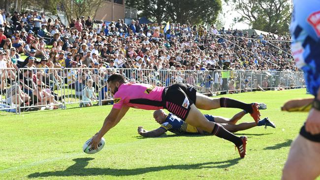 Josh Mansour is desperate for a good year. Photo: Nathan Hopkins NRL Photos