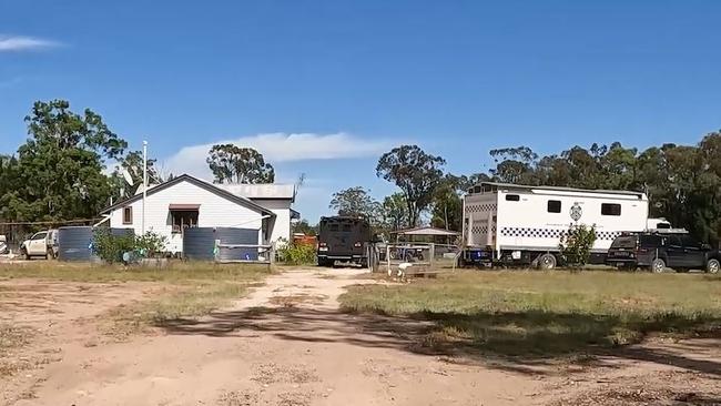 Footage of inside the Train family's Wieambilla property. Picture: QPS