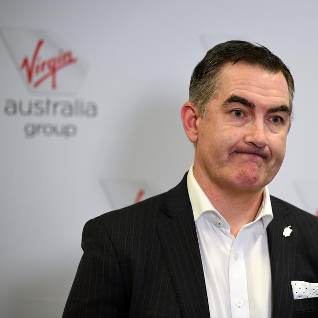 Virgin Australia Group Chief Executive Officer Paul Scurrah. (AAP Image/Joel Carrett)