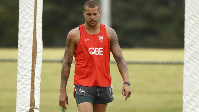 Lance Franklin has suffered yet another injury setback. Picture: Getty Images