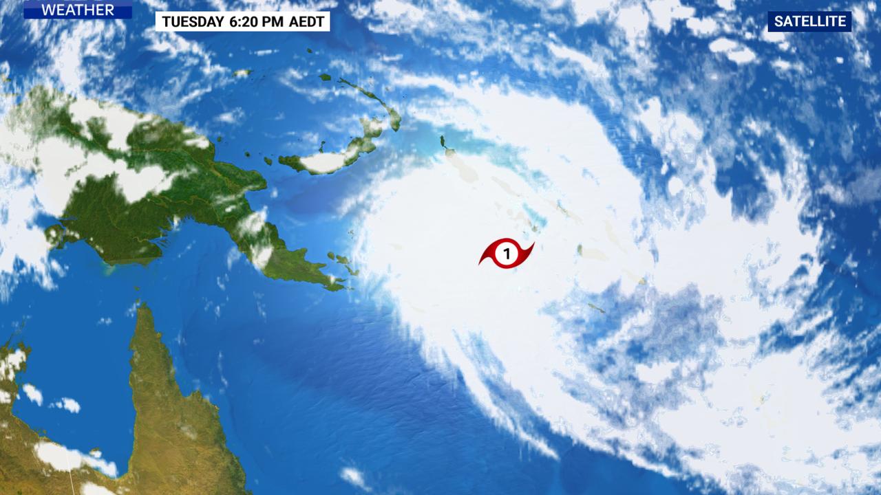 Tropical Cyclone Jasper formed on Tuesday. Picture: Sky