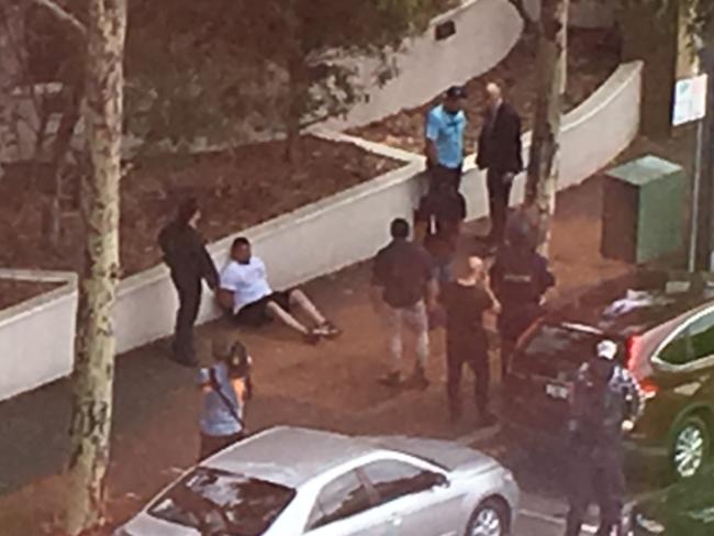 Nine people were arrested during the raids. Picture: Channel 9