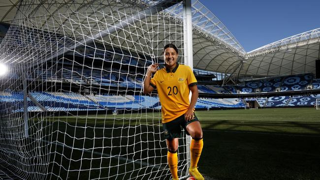 Sam Kerr has been nominated for a top FIFA award. Picture: Phil Hillyard