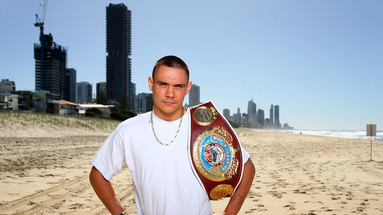 Tim Tszyu has arrived on the Gold Coast, as he prepares to take on Carlos Ocampo in June. Picture: David Clark.