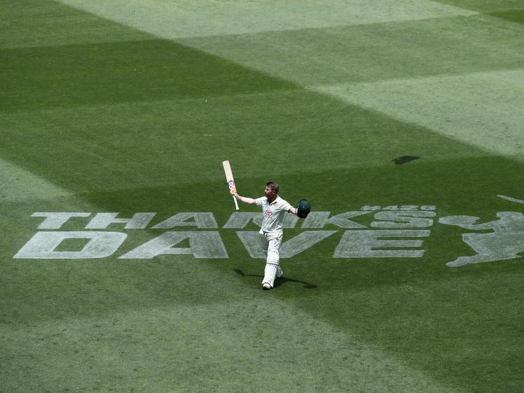 Australian cricketer, David Warner, acknowledged the crowd after being dismissed by Sajid Khan of Pakistan for 57 runs in his final innings during day four of the Men’s Third Test Match in the series between Australia and Pakistan at Sydney Cricket Ground on January 06, 2024. Picture: Getty