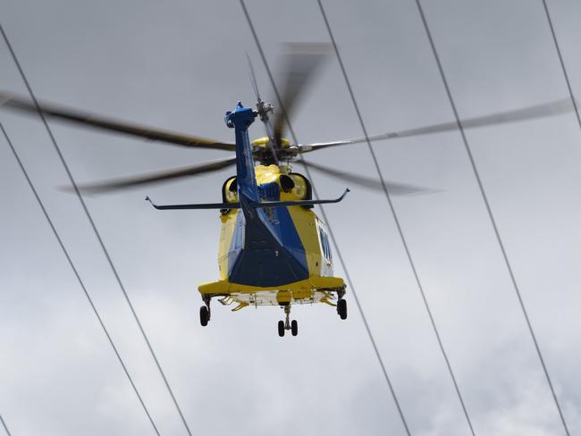 An RACQ LifeFlight helicopter has been called to a crash rescue in the Sunshine Coast hinterland.