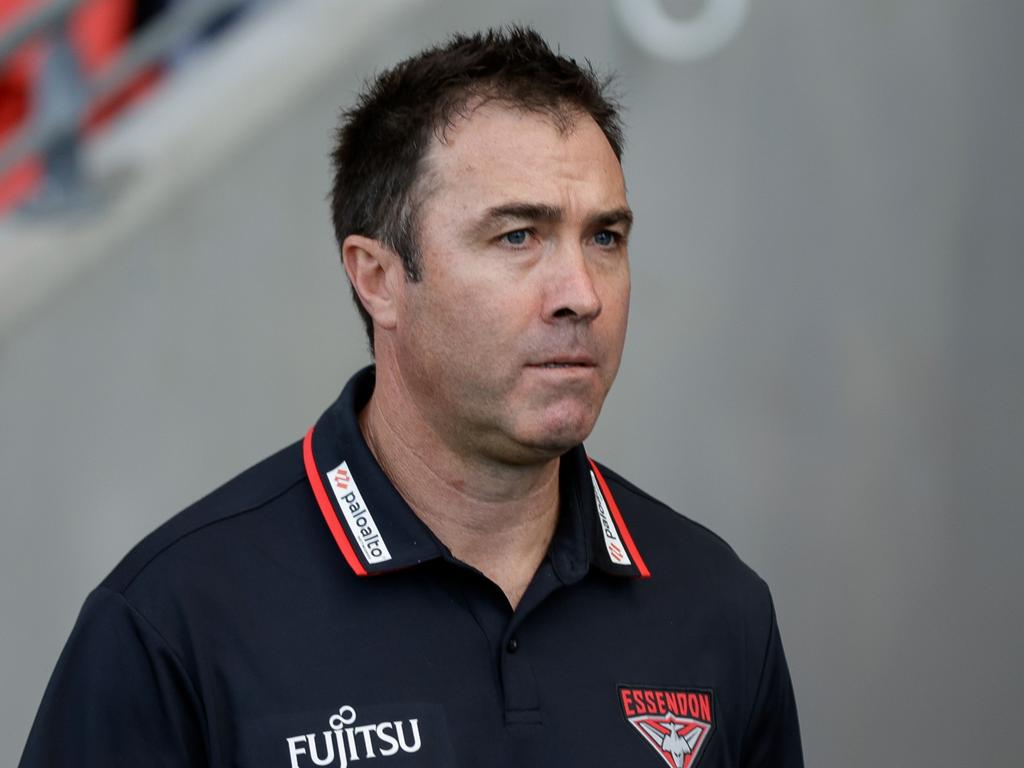 Bombers coach Brad Scott coached Thomas at the Roos. (Photo by Russell Freeman/AFL Photos via Getty Images)