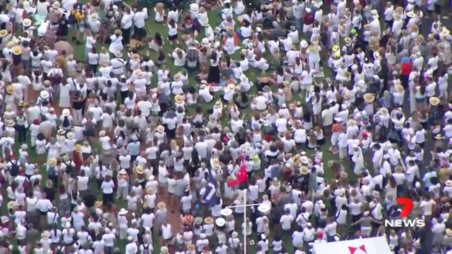 Gold Coast anti-Covid vaccine mandate protest