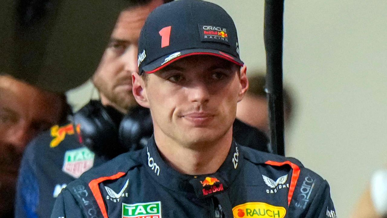 Max Verstappen was not happy. Photo by Luca Bruno / POOL / AFP.