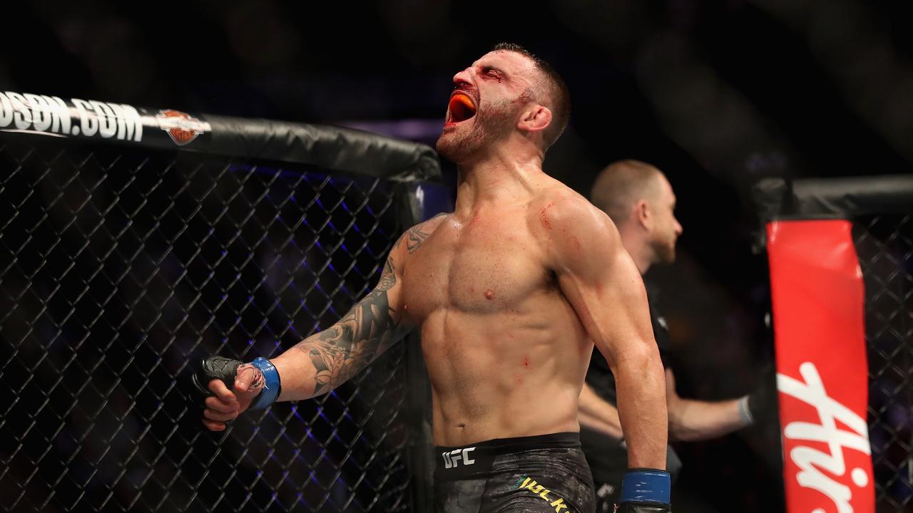 Alexander Volkanovski has arrived.